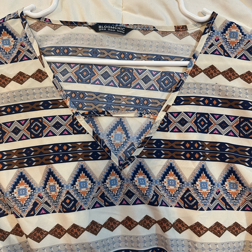 Geometric Patterned Dress - Picture 6 of 6